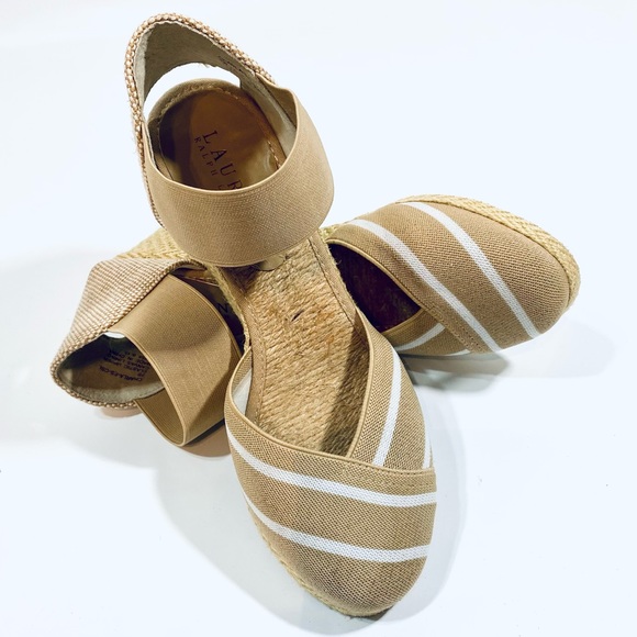 RALPH LAUREN: Charla Espadrilles Wedges - Picture 6 of 9